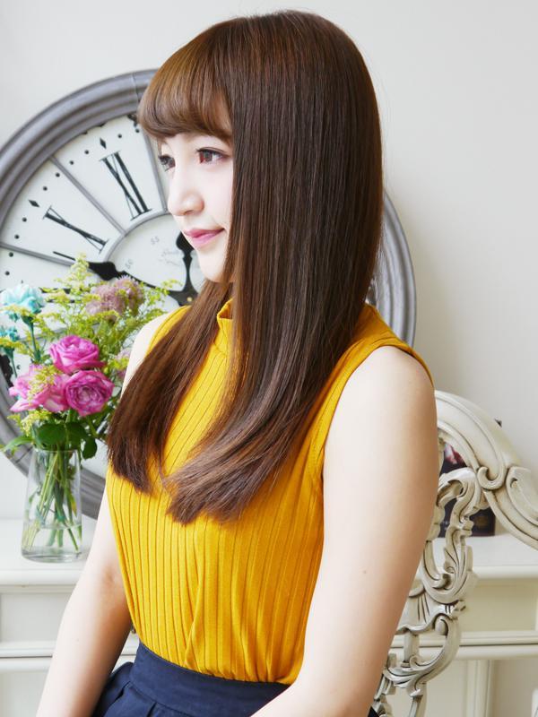 モテ可愛い美髪ストレートロング Hair Jurer Deux カットモデル サロンモデル探しはmodeca モデカ