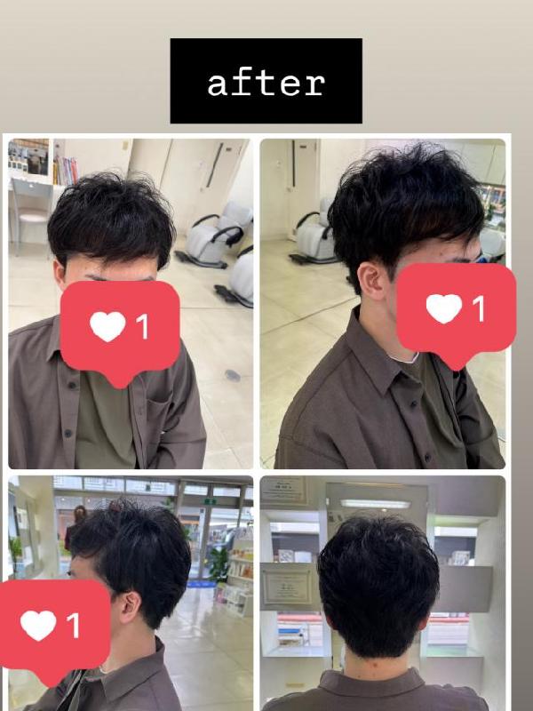 のヘアカタログ画像