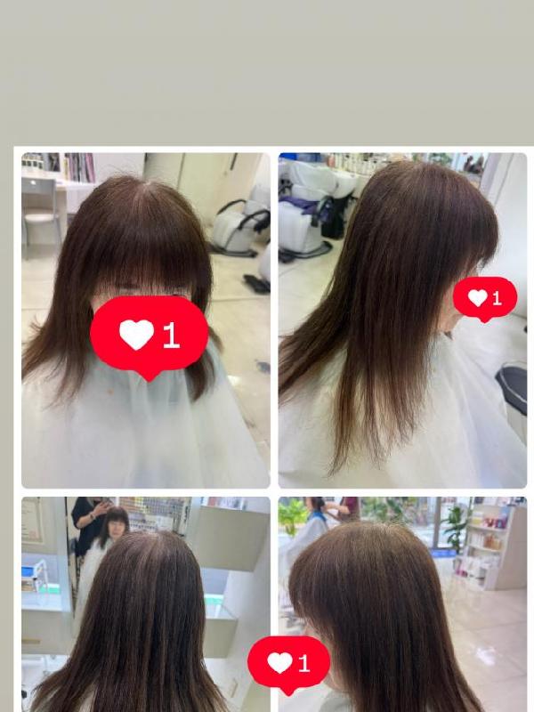 のヘアカタログ画像