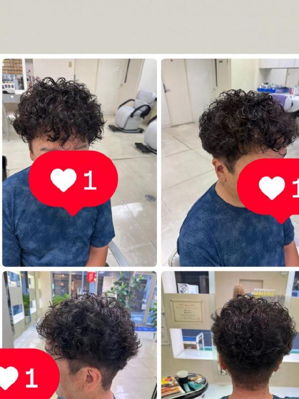 のヘアカタログ画像