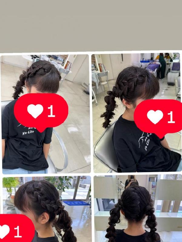 のヘアカタログ画像