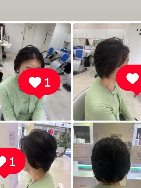 のヘアカタログ画像