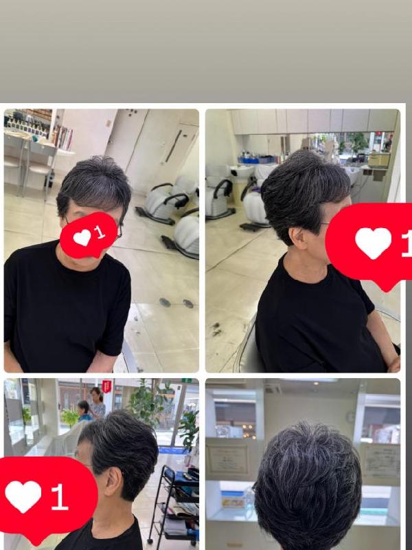 のヘアカタログ画像
