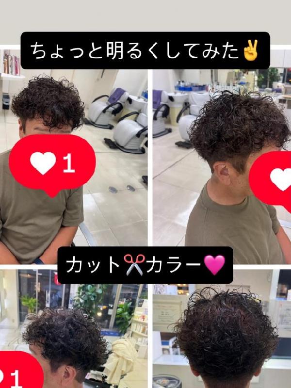 のヘアカタログ画像