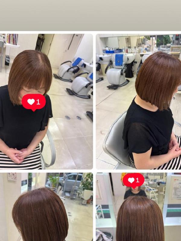 のヘアカタログ画像